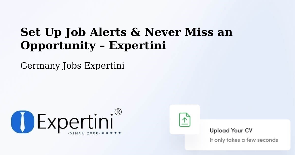 Job Alerts Guide – Get Notified About New Jobs in Lauenhagen - Lauenhagen, Germany Jobs Expertini